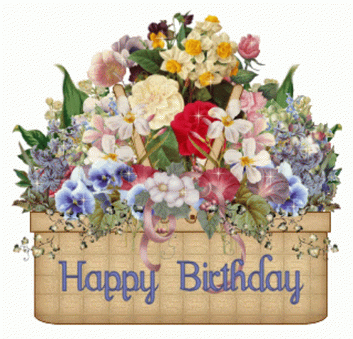 HAPPY BIRTHDAY BOUQUET OF FLOWERS IMAGES