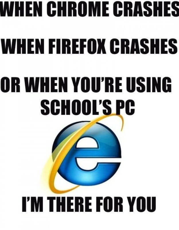 Internet Explorer meme